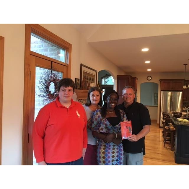 I was adopted by this US family after reading a copy of my book