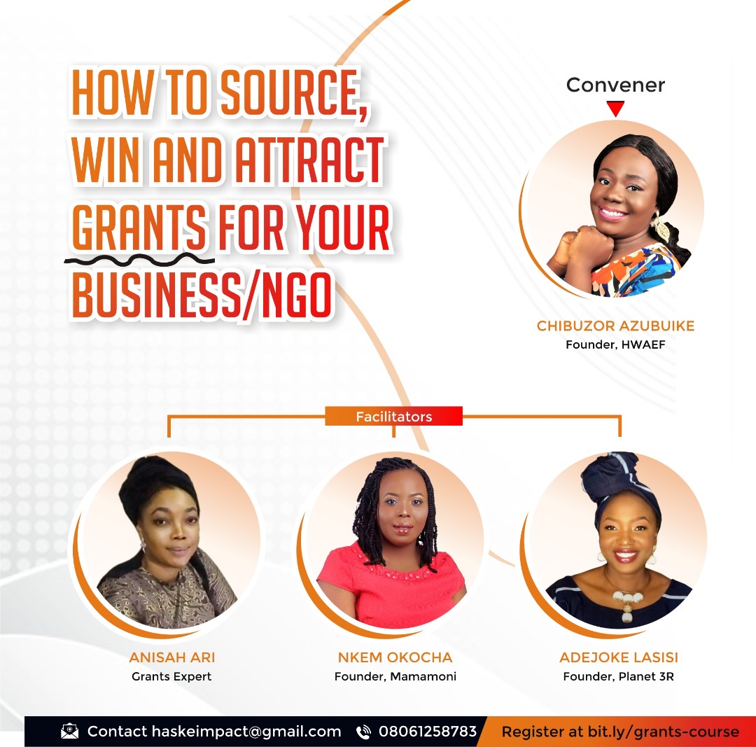 How to Source, Win and attract Grants for Your Business/NGO