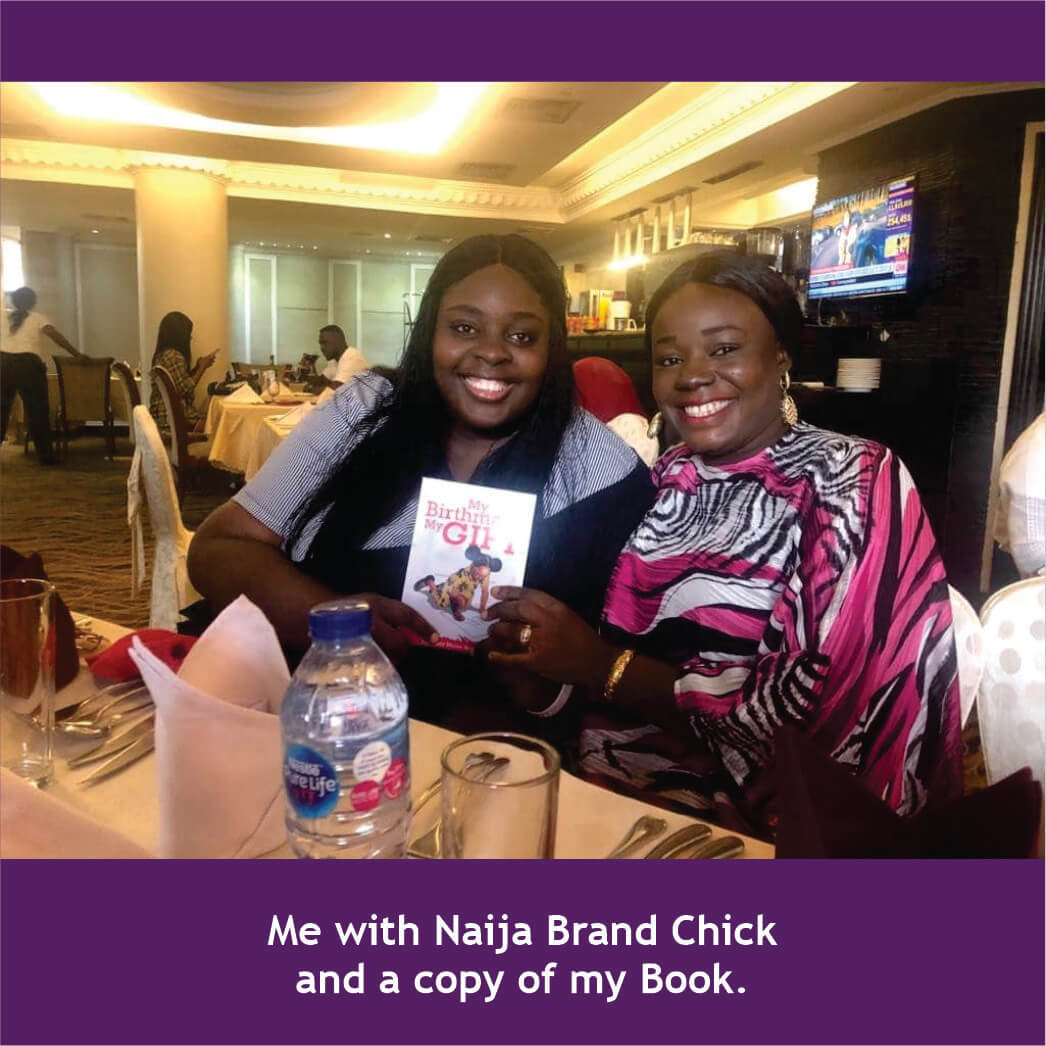 Me with Naija Brand Chick and a copy of my Book. (1)