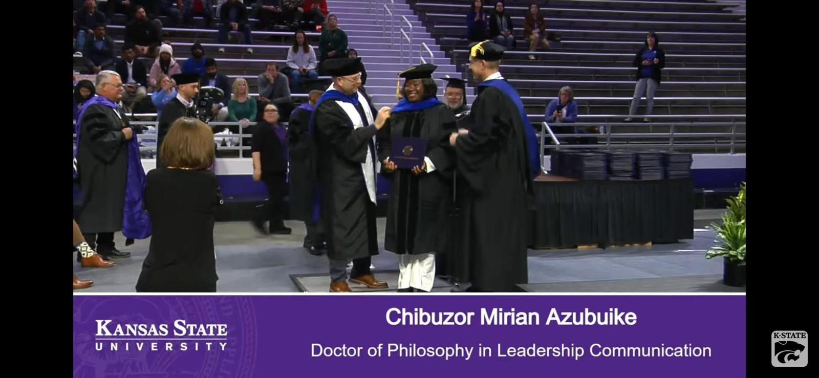PhD Commencement Kansas State